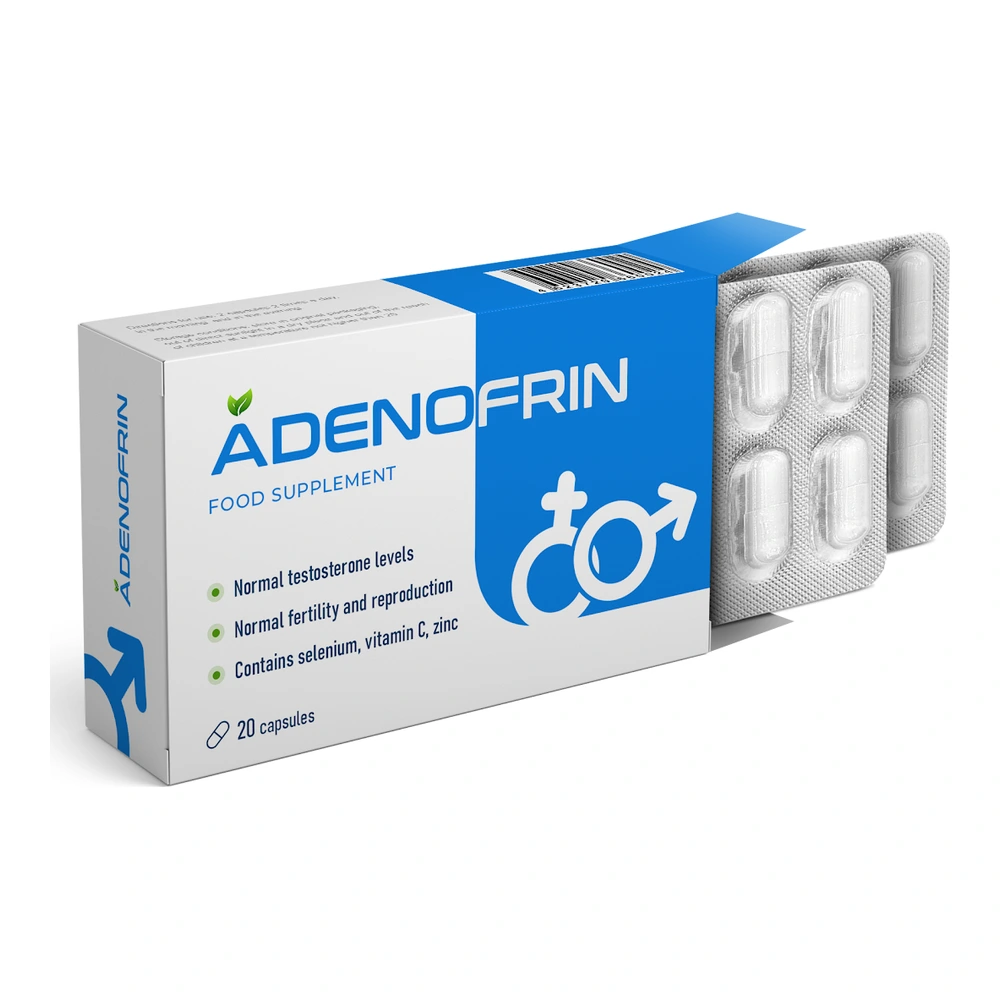 Adenofrin cápsulas · Cápsulas · 20 cápsulas